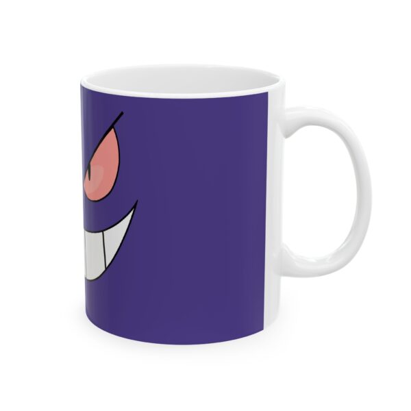 Taza Gengar minimalista – Pokémon oscuro y genial