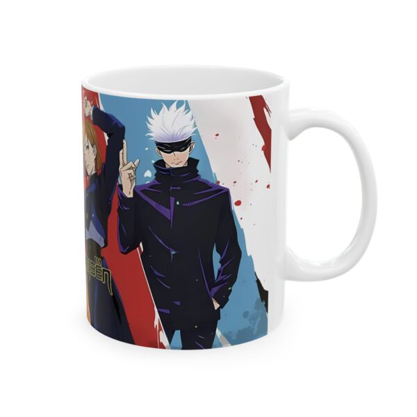 Taza Jujutsu Kaisen – Yuji, Gojo y Sukuna en acción