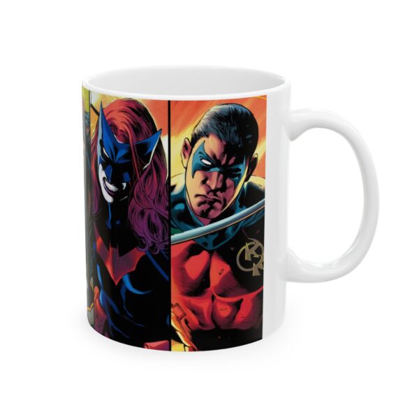 Taza Batman Rebirth – Con Robin, Nightwing, Batwoman y Batgi