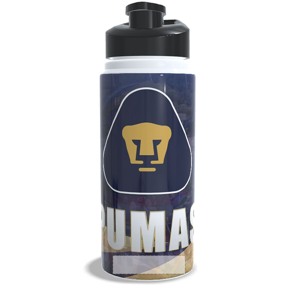Termo Pumas sublimado personalizado | Aluminio 500ml