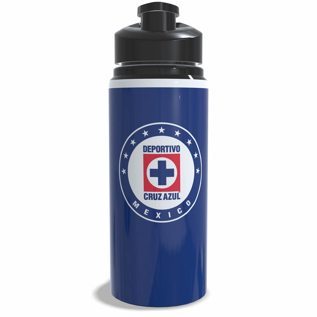 Termo Cruz Azul sublimado personalizado | Aluminio 500ml