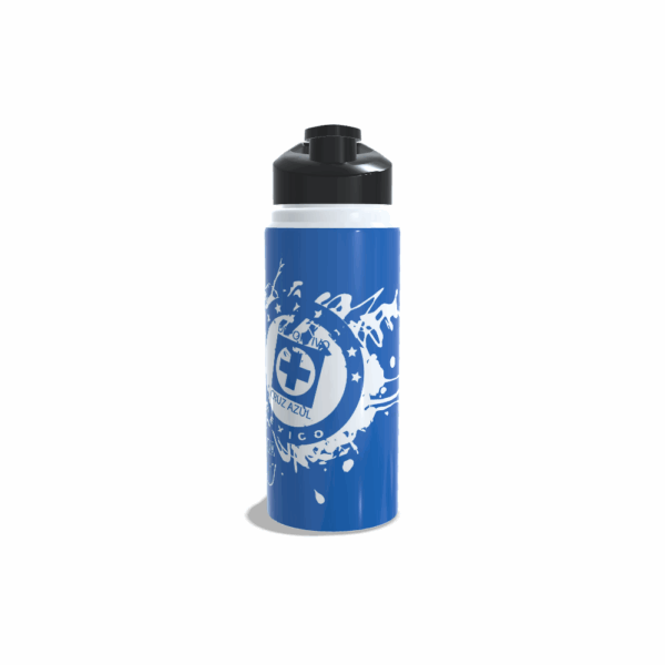 Termo Máquina Celeste sublimado | Aluminio 500ml