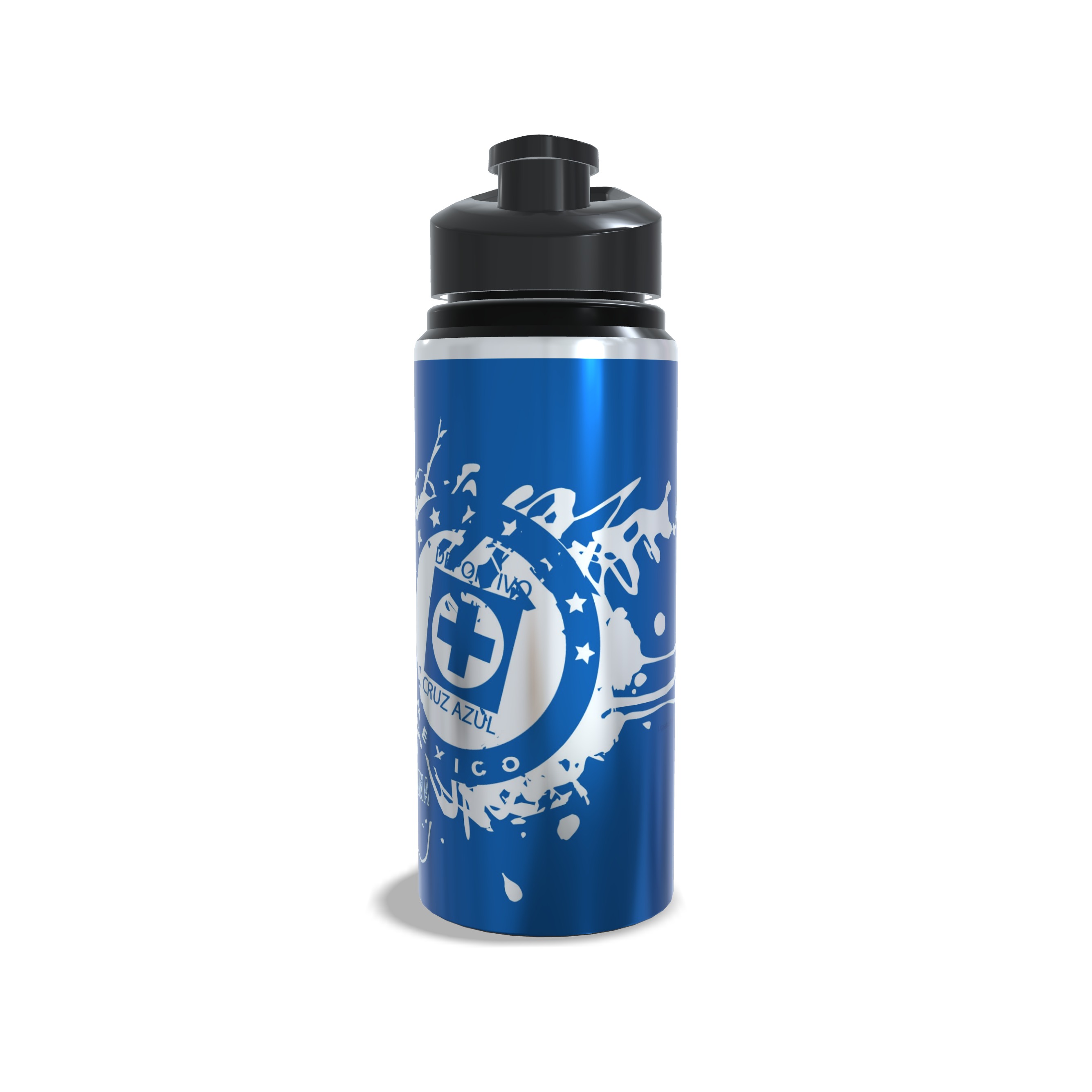 Termo Máquina Celeste sublimado | Aluminio 500ml