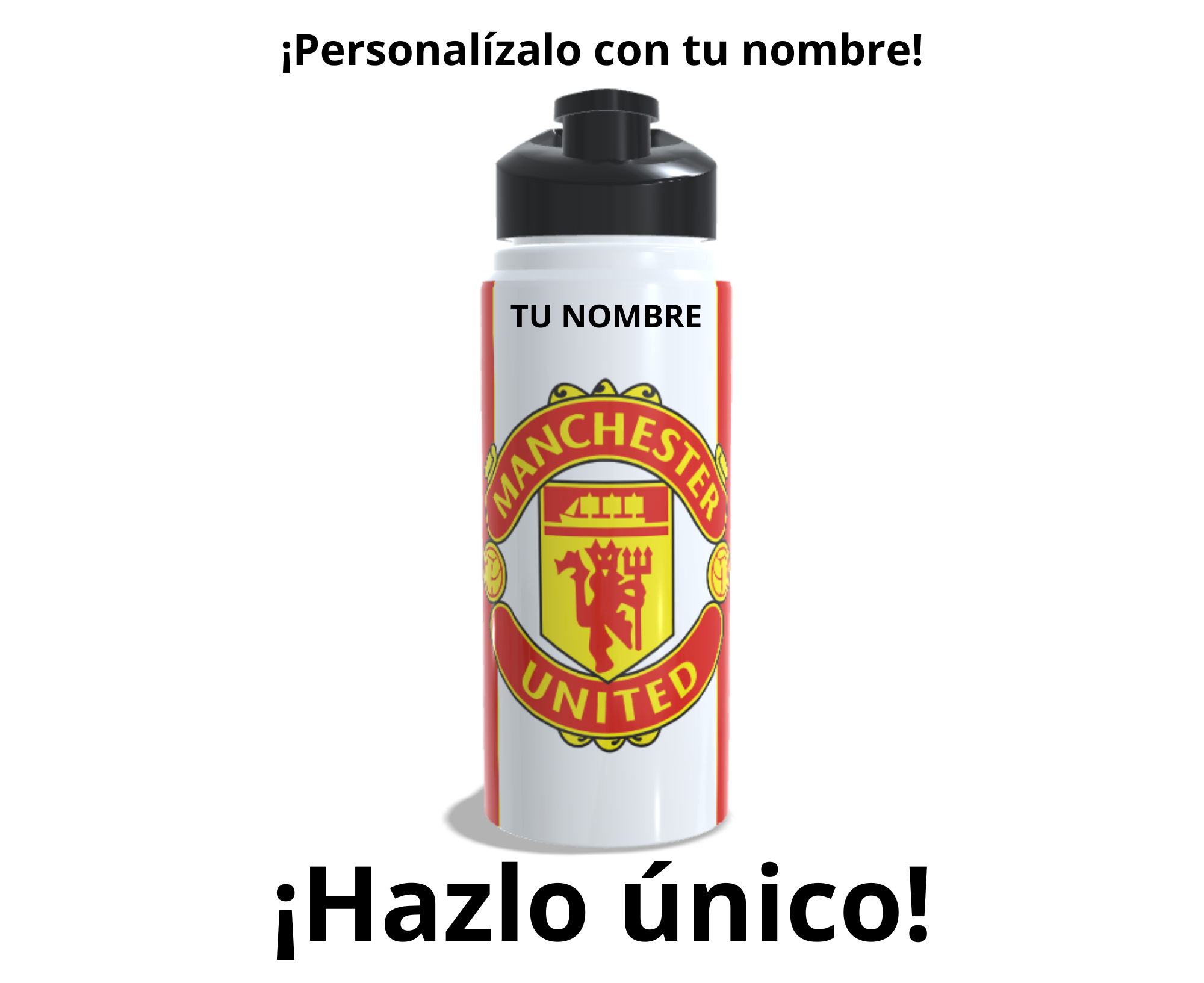 Termo Manchester United sublimado | Aluminio 500ml
