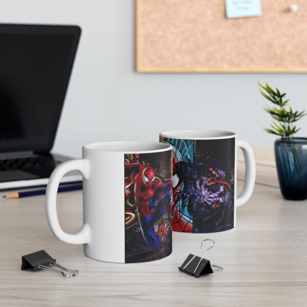 Taza Spiderman vs Venom - Diseño épico para verdaderos fans