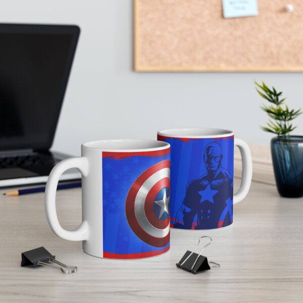 Taza Capitán América Clásico - Diseño icónico para verdadero