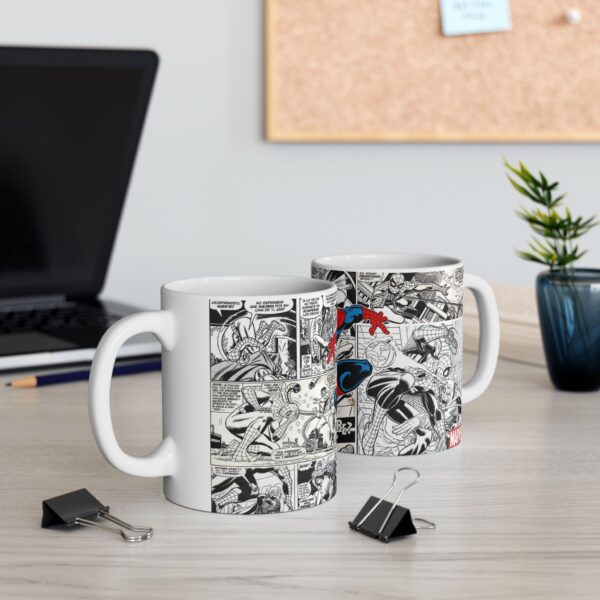 Taza SpiderMan Estilo Cómic - Diseño Retro para Fans de Marv