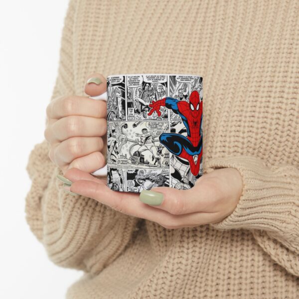 Taza SpiderMan Estilo Cómic - Diseño Retro para Fans de Marv