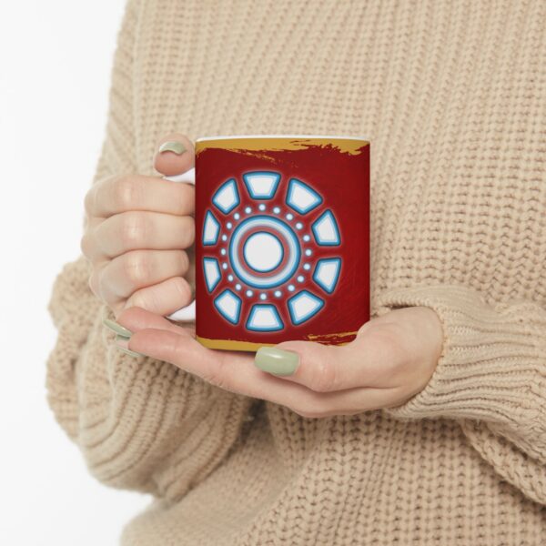 Taza Iron Man Clásico - Diseño Reactor Arc y Silueta Retro