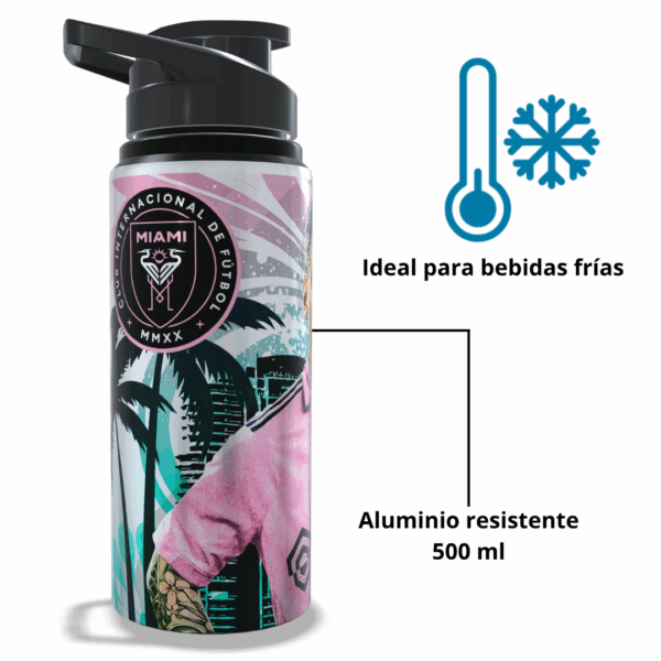 Termo Messi Inter Miami | Aluminio 500ml