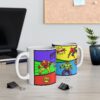 Taza Marvel PopArt Cómic - Héroes icónicos estilo retro