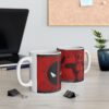Taza Deadpool Logo - Fondo rojo estilo cómic