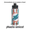 Termo Miami Dolphins aluminio sublimado | 500ml