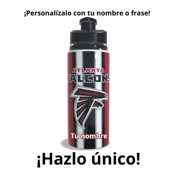 Termo Atlanta Falcons aluminio sublimado | 500ml