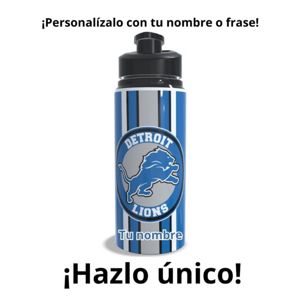 Termo Detroit Lions sublimado personalizado | 500ml