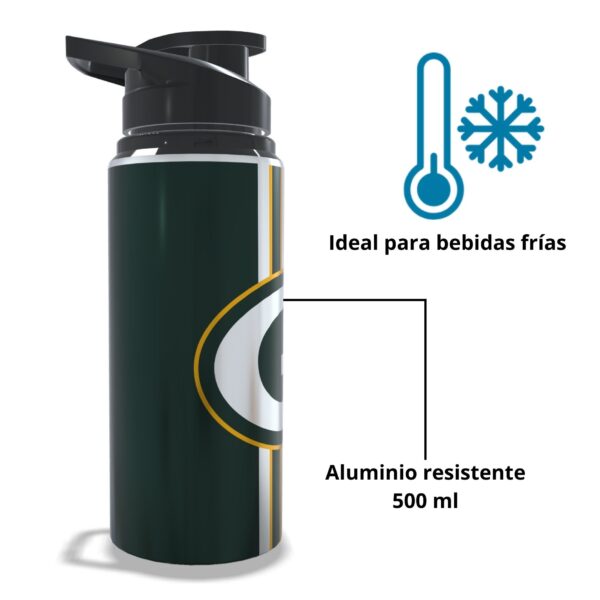 Termo Green Bay Packers sublimado personalizado | 500ml