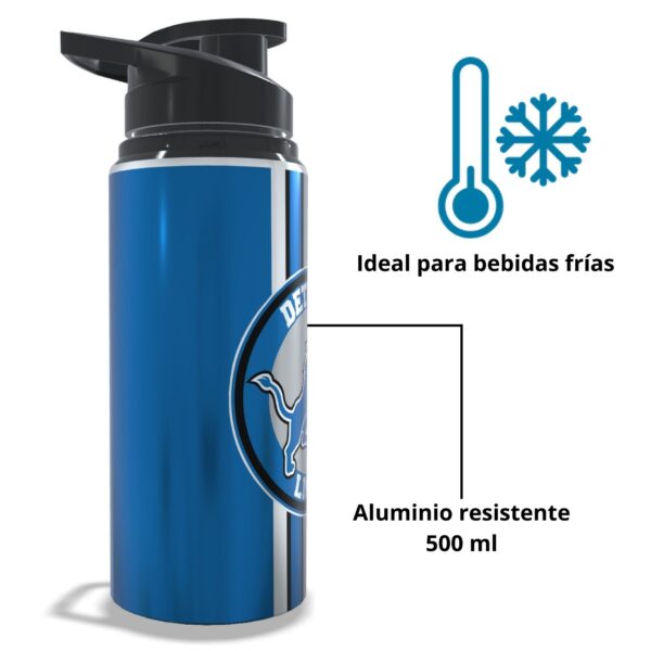 Termo Detroit Lions sublimado personalizado | 500ml