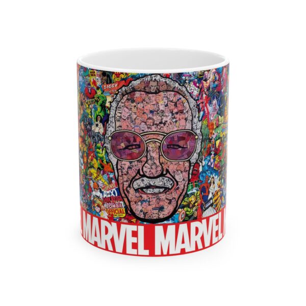 Taza Stan Lee Marvel - Tributo con héroes icónicos, estilo a