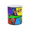 Taza Marvel PopArt Cómic - Héroes icónicos estilo retro