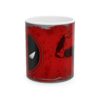 Taza Deadpool Logo - Fondo rojo estilo cómic
