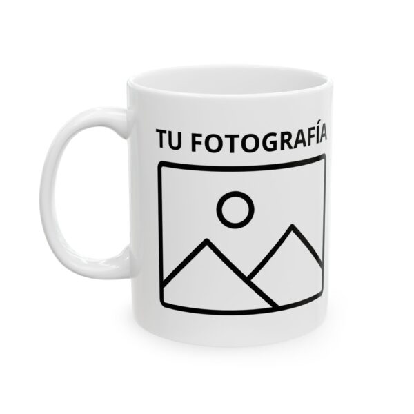 Taza Foto Personalizada con Dedicatoria y Canción