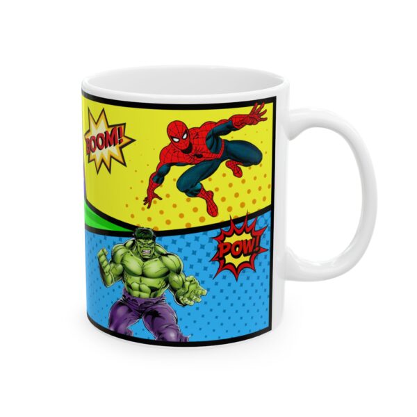 Taza Marvel PopArt Cómic - Héroes icónicos estilo retro