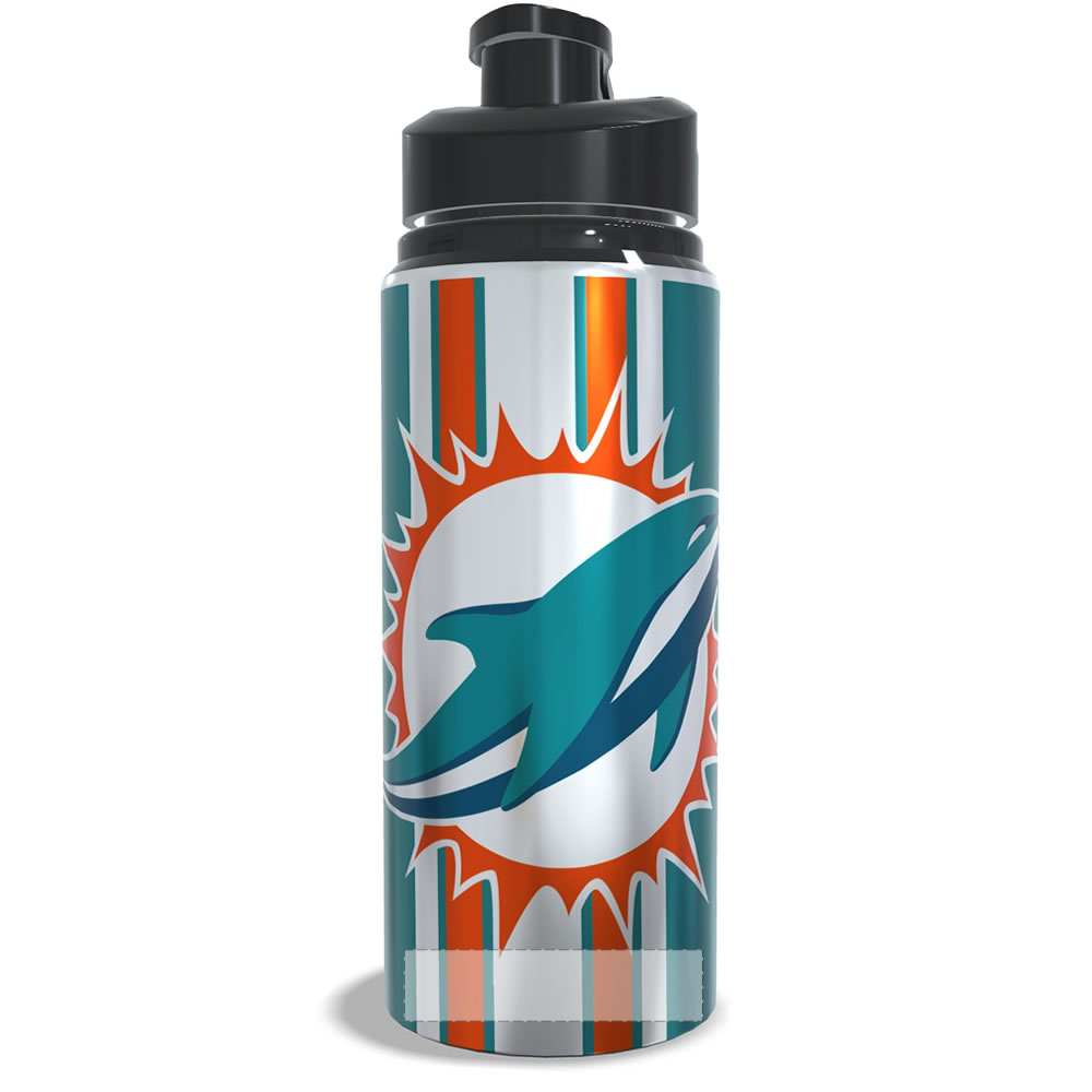 Termo Miami Dolphins aluminio sublimado | 500ml