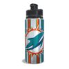 Termo Miami Dolphins aluminio sublimado | 500ml