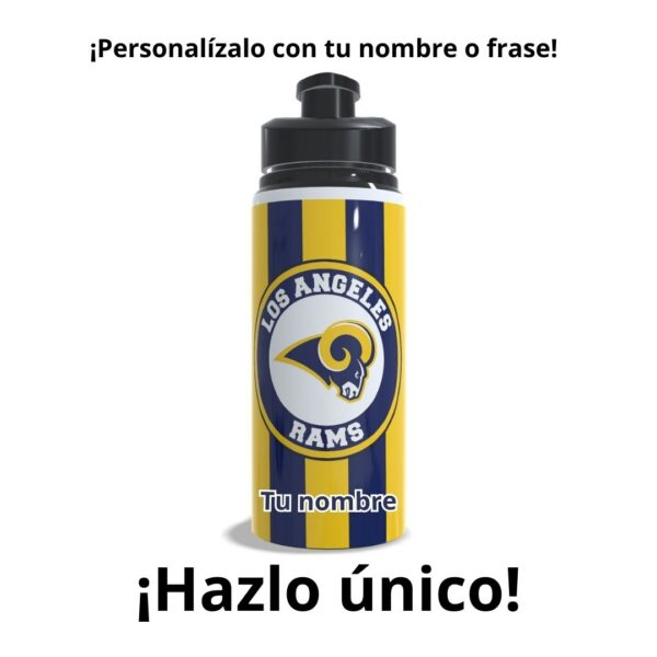 Termo LA Rams sublimado personalizado | Aluminio 500ml