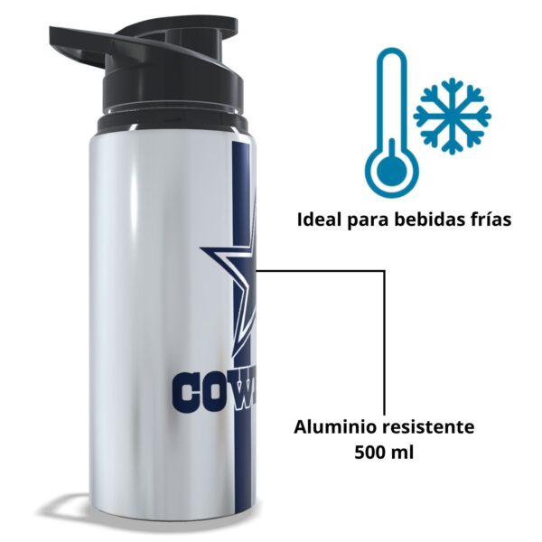 Termo Dallas Cowboys sublimado personalizado | 500ml