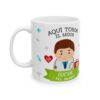 Taza Personalizada para Médicos – Regalo con nombre y frase