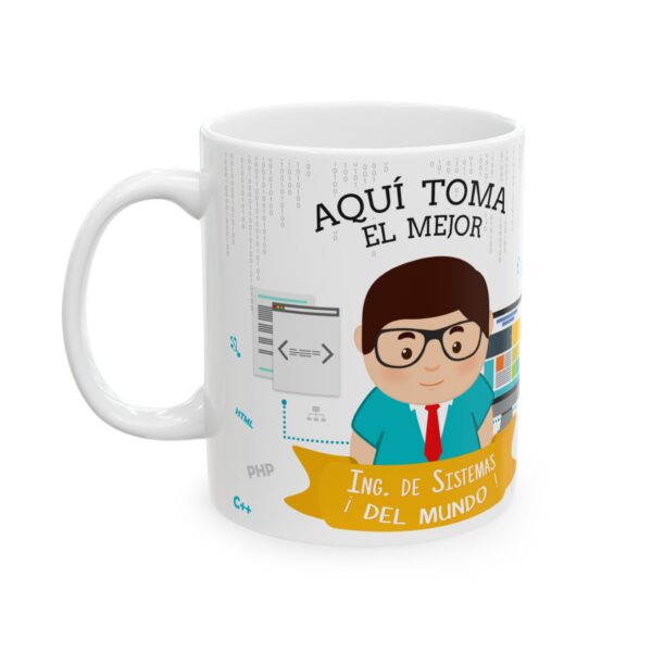 Taza Ingeniero en Sistemas – Regalo personalizado con nombre