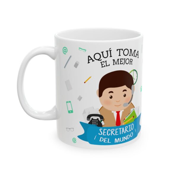 Taza personalizada para Secretaria – Regalo con nombre