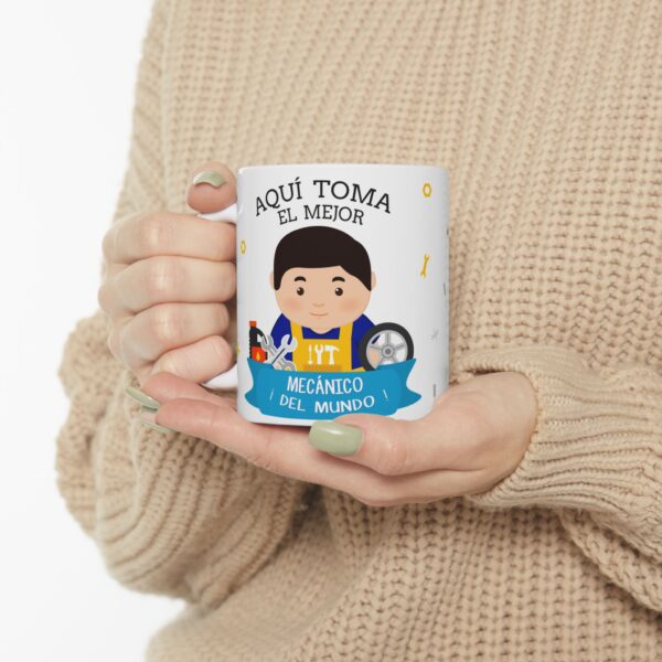 Taza personalizada para Mecánicos – Regalo con nombre