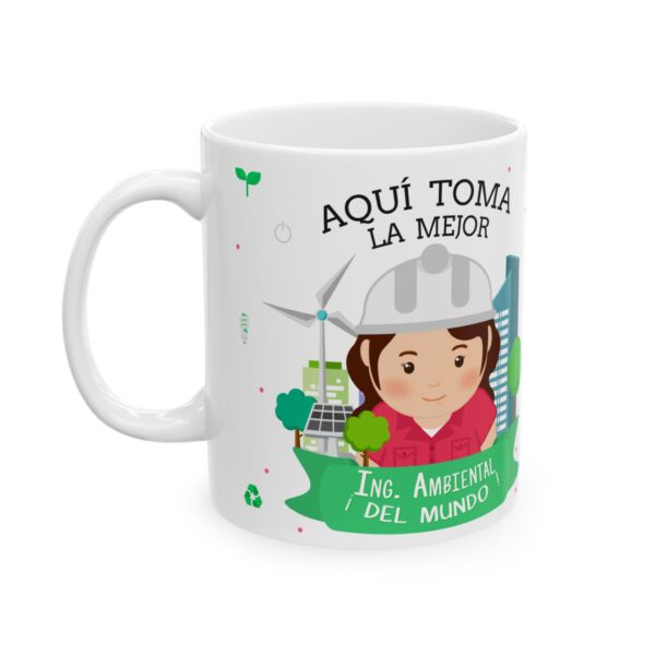 Taza para Ingeniero Ambiental – Regalo personalizado con nombre
