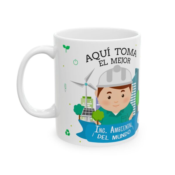 Taza para Ingeniero Ambiental – Regalo personalizado con nombre