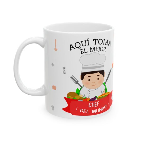 Taza personalizada para Chef – Regalo con nombre o frase