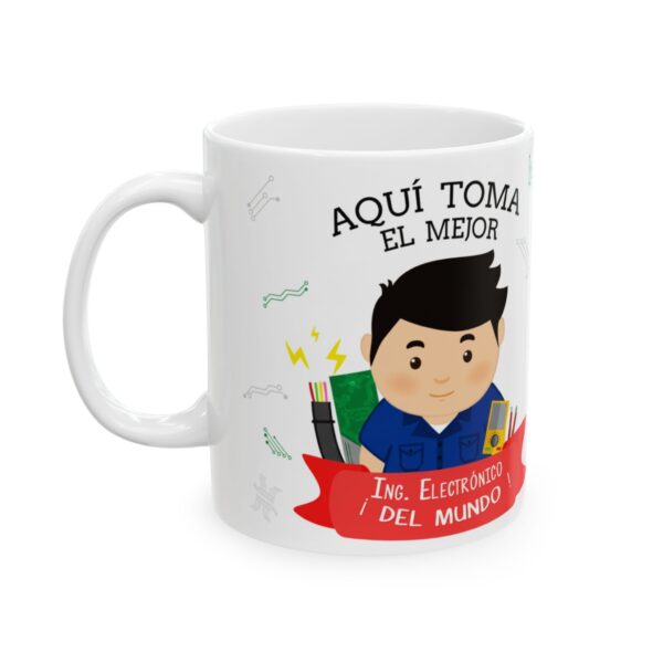 Taza ingeniero en Electrónica – Regalo personalizado
