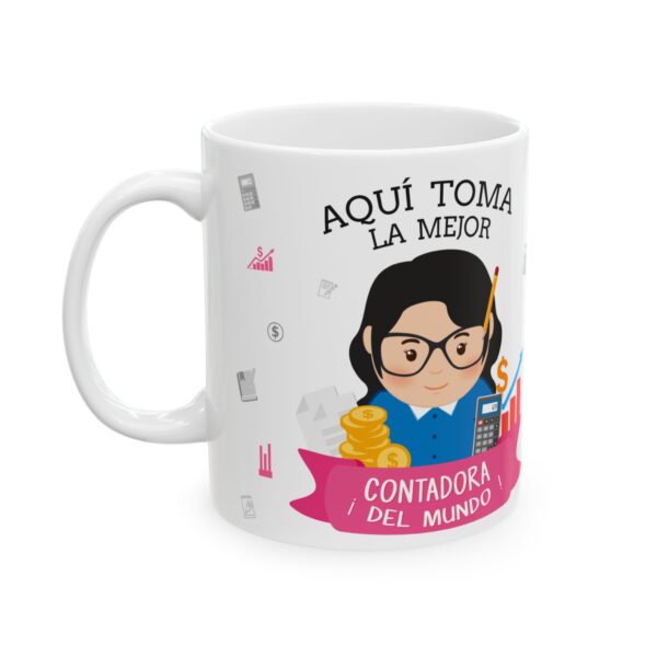 Taza personalizada para Contador – Regalo con nombre o frase