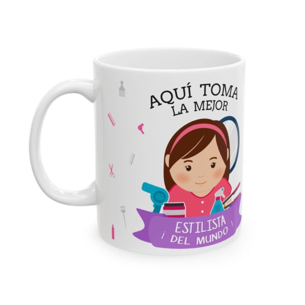 Taza personalizada para Estilista – Regalo con nombre o frase