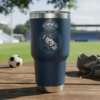 Termo Real Madrid láser personalizado | Acero 30oz