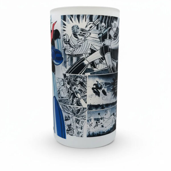 Tarro Guerrero Mecánico 16oz – Diseño Manga Robot Clásico