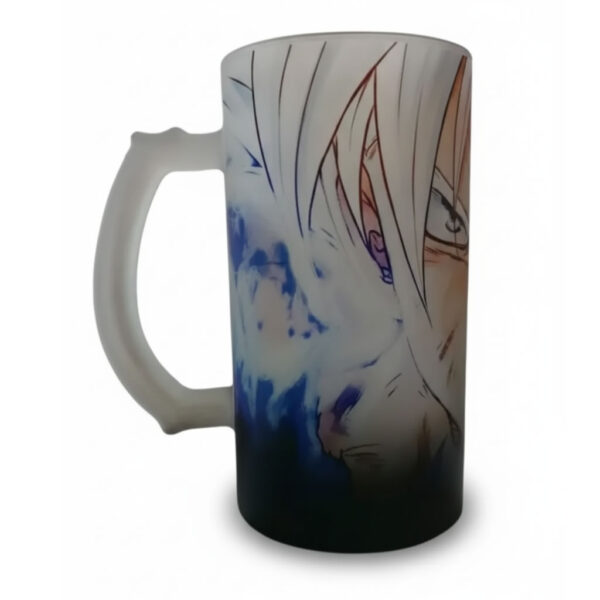 Tarro Ultra Instinto 16oz – Diseño Frost Inspirado en Anime