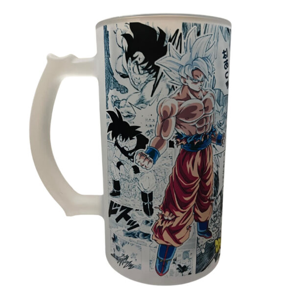Tarro Duelo Saiyajin 16oz - Diseño Manga Anime