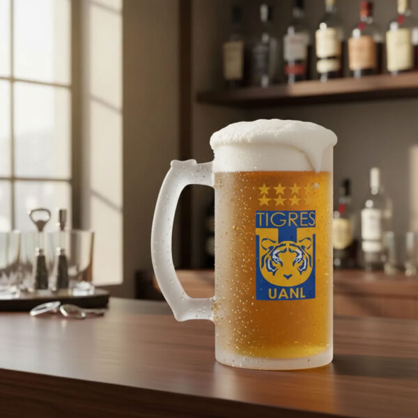 Tarro Club Tigres personalizado | Vidrio 473ml