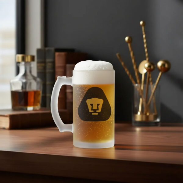 Tarro Club Pumas personalizado | Vidrio 473ml