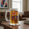 Tarro FC Barcelona personalizado | Vidrio 473ml