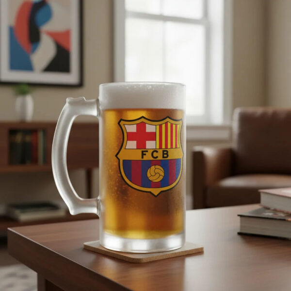 Tarro FC Barcelona personalizado | Vidrio 473ml