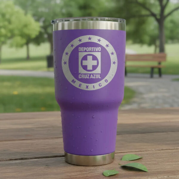 Termo Cruz Azul láser personalizado | Acero 30oz