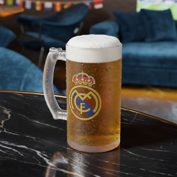 Tarro Real Madrid personalizado | Vidrio 473ml